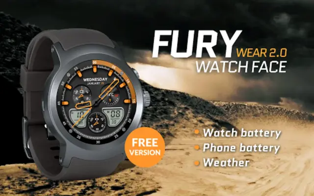 Fury Watch Face android App screenshot 11